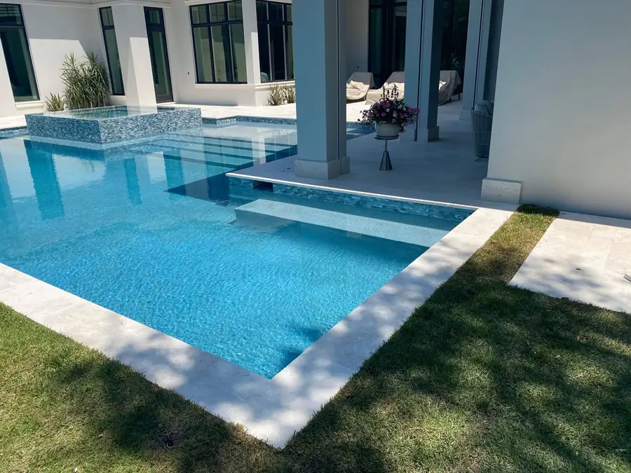 Pool and spa deck